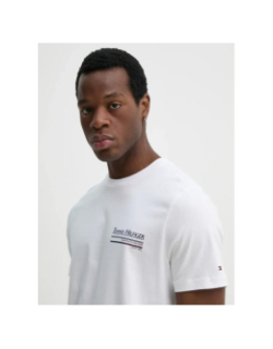 T-shirt outline sailing blanc homme - Tommy Hilfiger