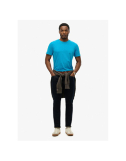 T-shirt uni essential atomic bleu homme - Superdry