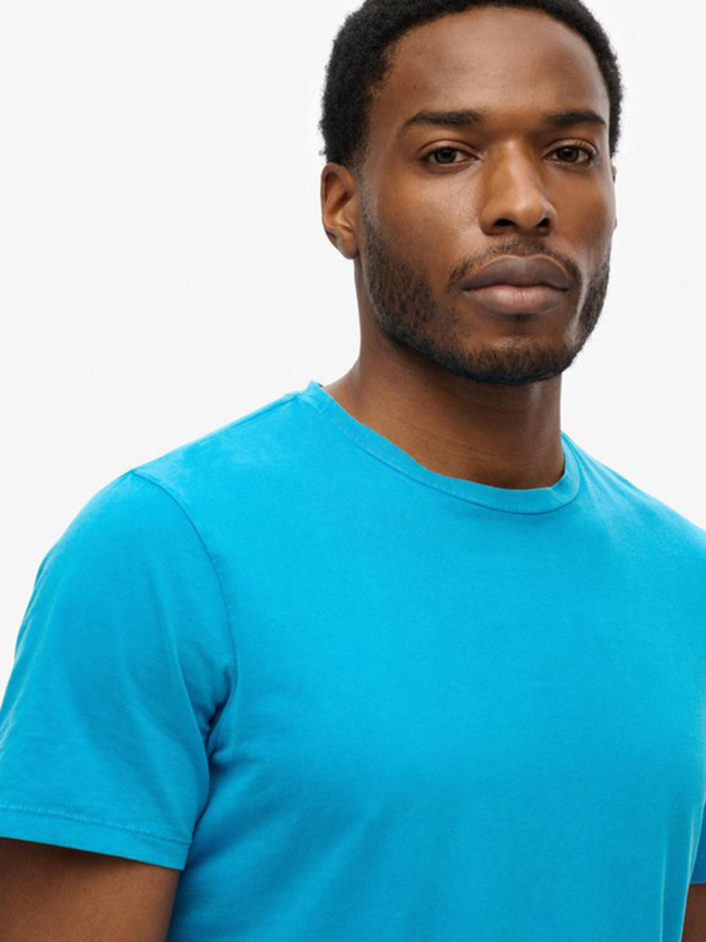 T-shirt uni essential atomic bleu homme - Superdry