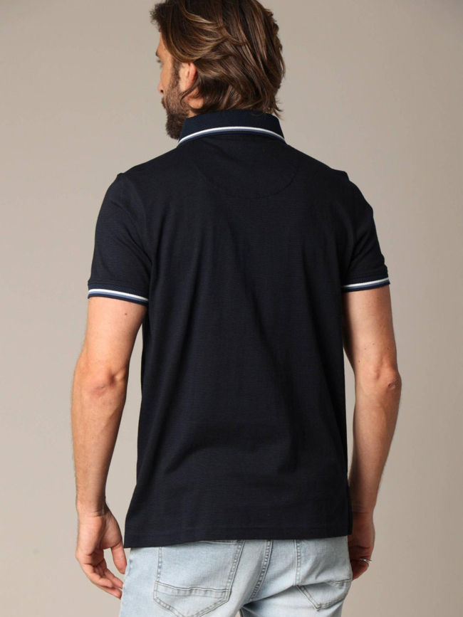 Polo à manches courtes drex bleu marine homme - Deeluxe