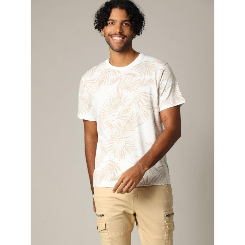 T-shirt blossom blanc homme - Deeluxe