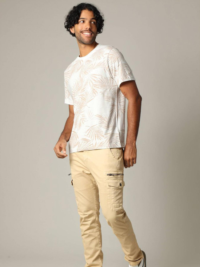 T-shirt blossom blanc homme - Deeluxe