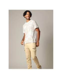 T-shirt blossom blanc homme - Deeluxe