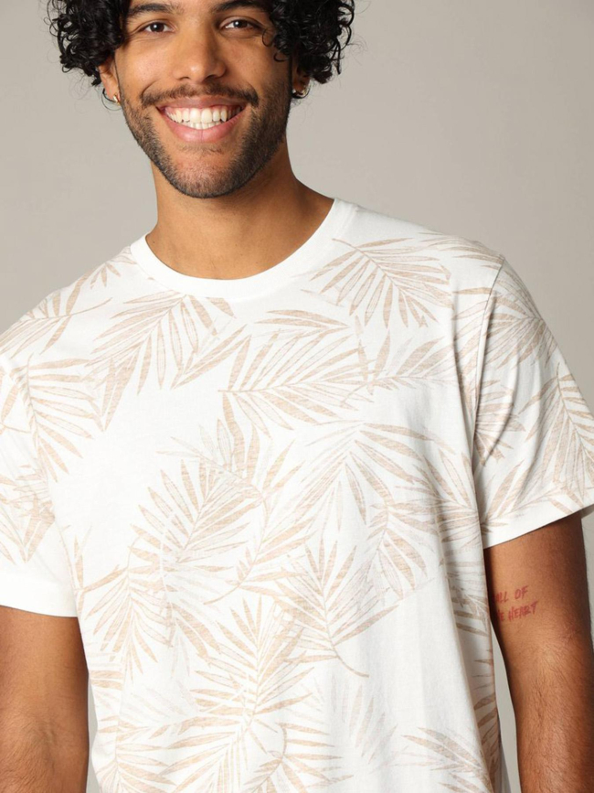 T-shirt blossom blanc homme - Deeluxe