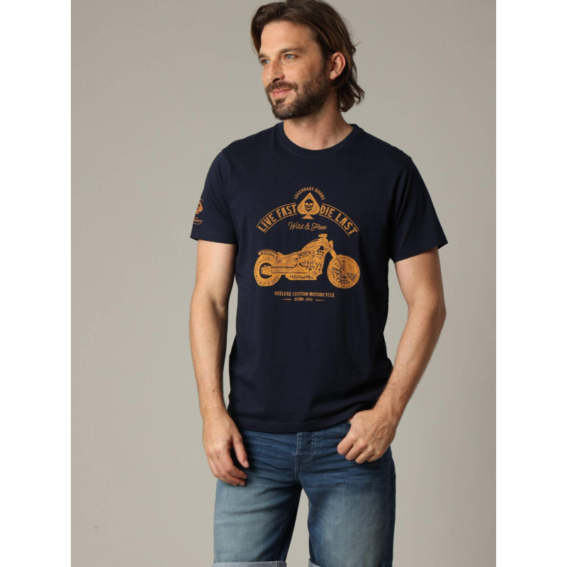 T-shirt park bleu marine homme - Deeluxe