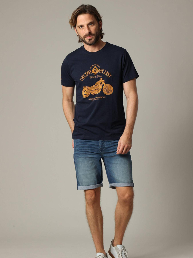 T-shirt park bleu marine homme - Deeluxe