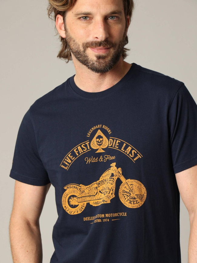 T-shirt park bleu marine homme - Deeluxe