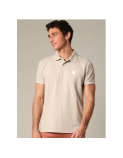 Polo uni dean beige homme - Deeluxe