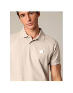 Polo uni dean beige homme - Deeluxe