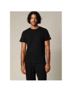 T-shirt texturé mckay noir homme - Deeluxe