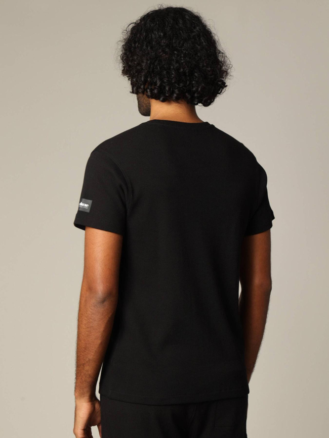 T-shirt texturé mckay noir homme - Deeluxe