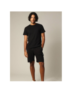 T-shirt texturé mckay noir homme - Deeluxe