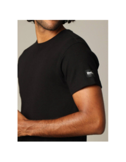 T-shirt texturé mckay noir homme - Deeluxe