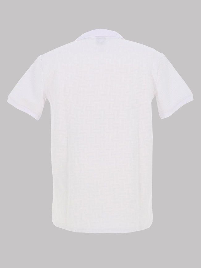 Polo texturé blanc homme - Rms 26