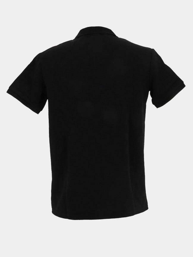 Polo texturé noir homme - Rms 26