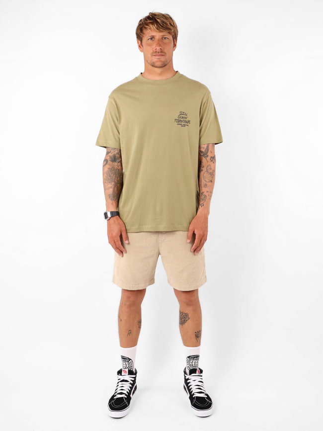 T-shirt à manches courtes shaper kaki homme - Oxbow