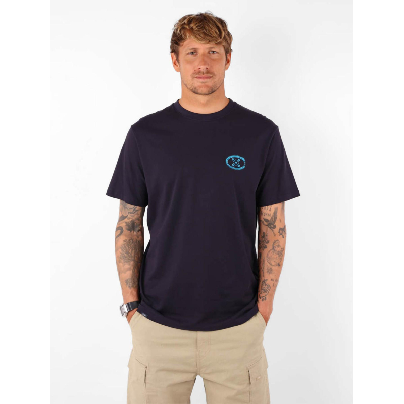 T-shirt à manches courtes filled bleu marine homme - Oxbow