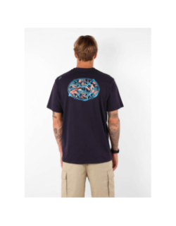 T-shirt à manches courtes filled bleu marine homme - Oxbow