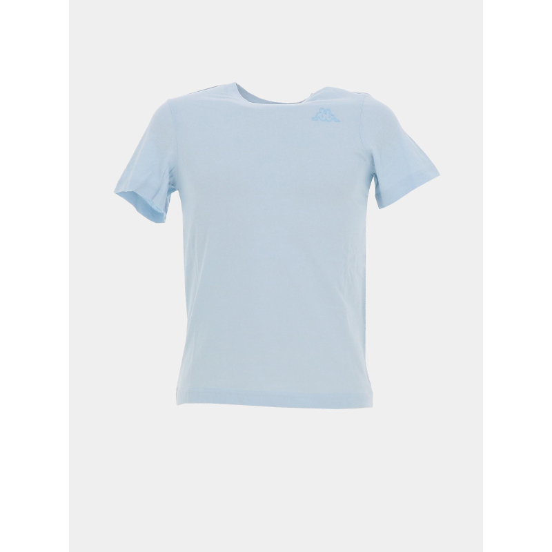 T-shirt slim cafers bleu clair homme - Kappa
