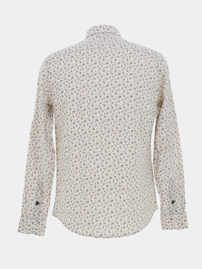Chemise à fleurs lasantiago beige homme - Benson & Cherry