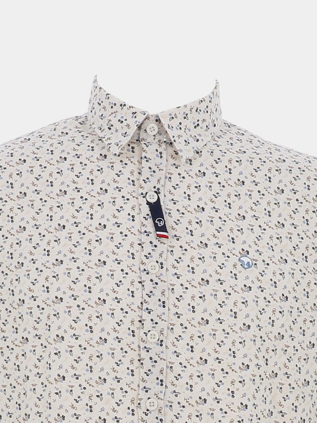 Chemise à fleurs lasantiago beige homme - Benson & Cherry