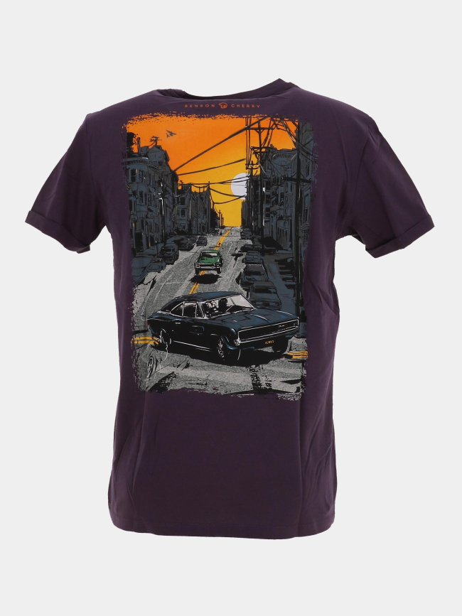 T-shirt legendary thet violet homme - Benson & Cherry