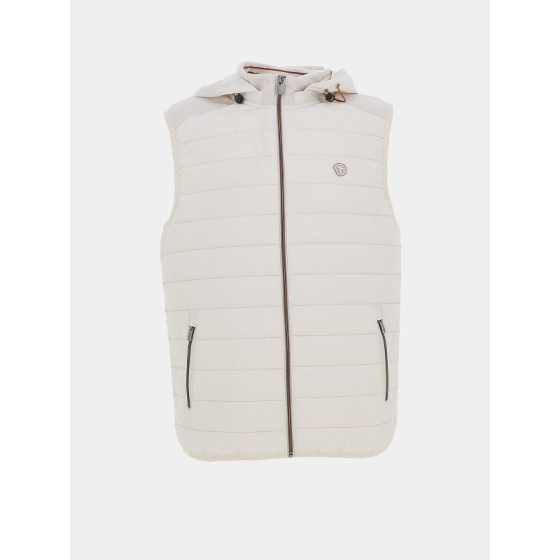 Gilet sans manches sagessecourt blanc homme - Benson & Cherry