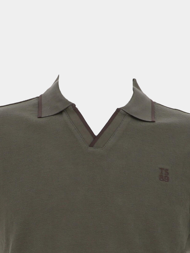 Polo soner kaki homme - Teddy Smith