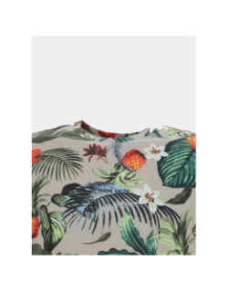 T-shirt floral antone beige vert homme - Teddy Smith