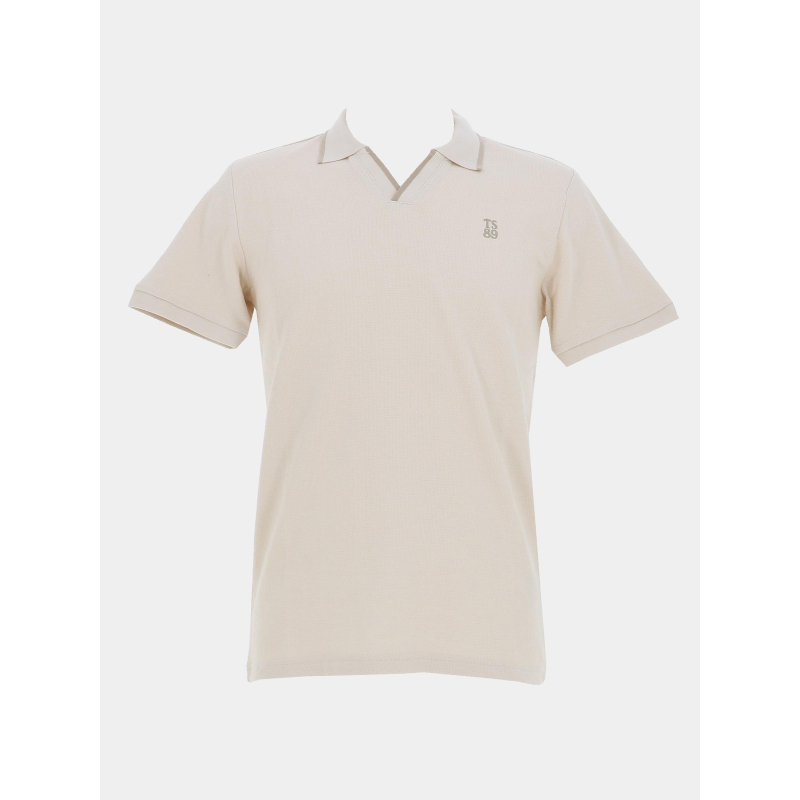 Polo soner blanc crème homme - Teddy Smith
