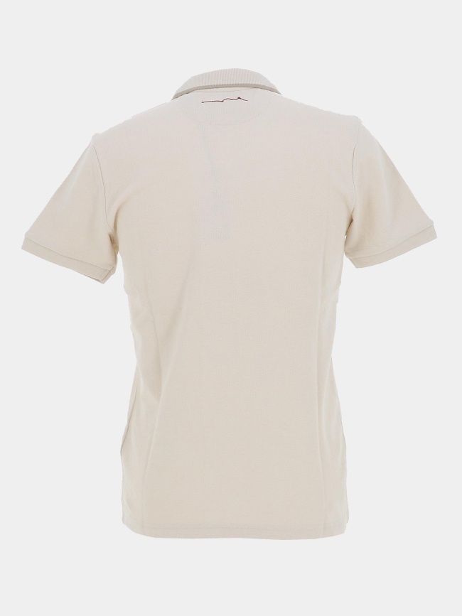Polo soner blanc crème homme - Teddy Smith