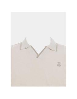 Polo soner blanc crème homme - Teddy Smith