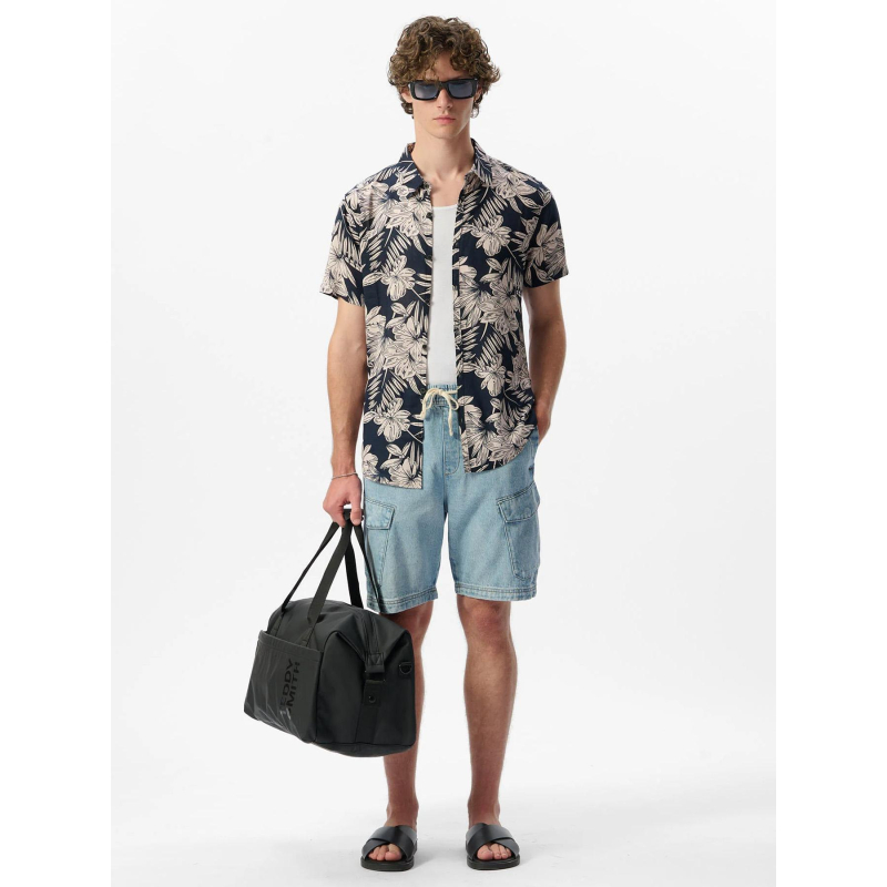 Chemise à fleurs alberto bleu marine homme - Teddy Smith