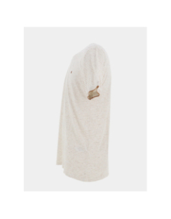 T-shirt rayé triyoga beige homme - Benson & Cherry