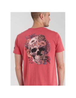 T-shirt santiago claret rose homme - Le Temps Des Cerises