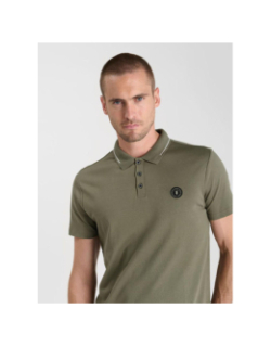 Polo aron lizard kaki homme - Le Temps Des Cerises