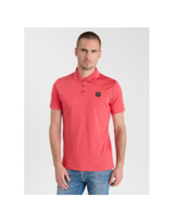 Polo aron claret rose homme - Le Temps Des Cerises