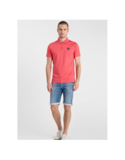 Polo aron claret rose homme - Le Temps Des Cerises