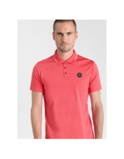 Polo aron claret rose homme - Le Temps Des Cerises