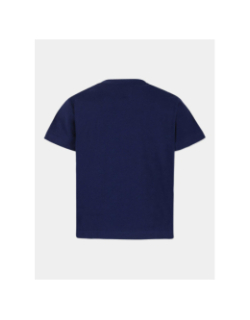 T-shirt à manches courtes logo bleu marine ado - Hugo
