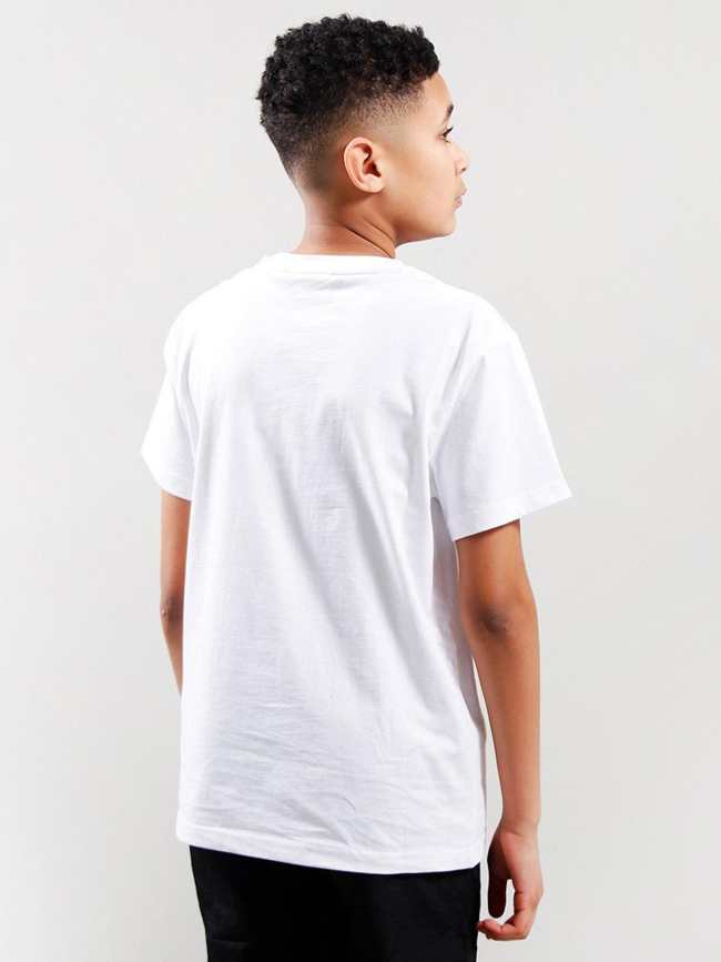 T-shirt à manches courtes logo blanc garçon - Hugo