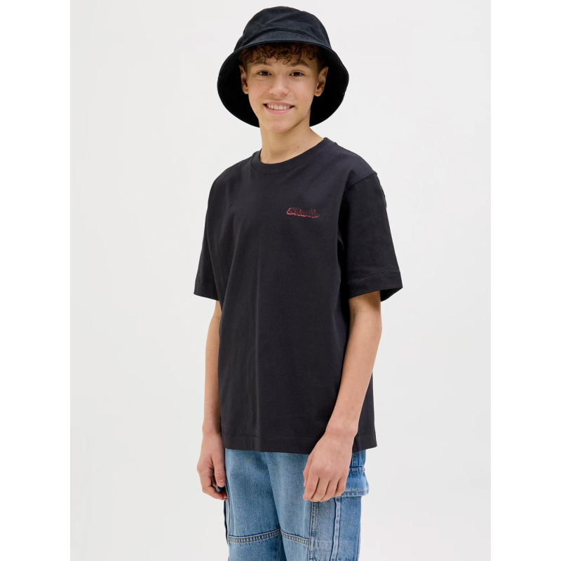 T-shirt à manches courtes jorretiro noir garçon - Jack & Jones