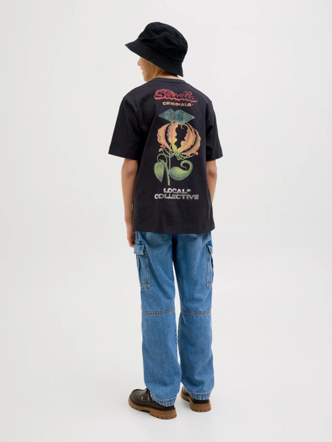 T-shirt à manches courtes jorretiro noir garçon - Jack & Jones