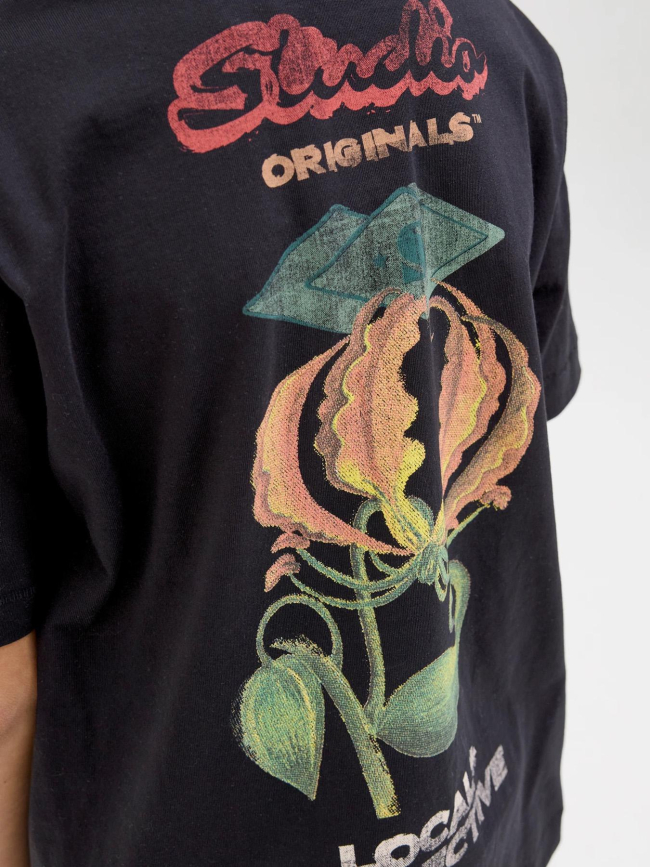 T-shirt à manches courtes jorretiro noir garçon - Jack & Jones