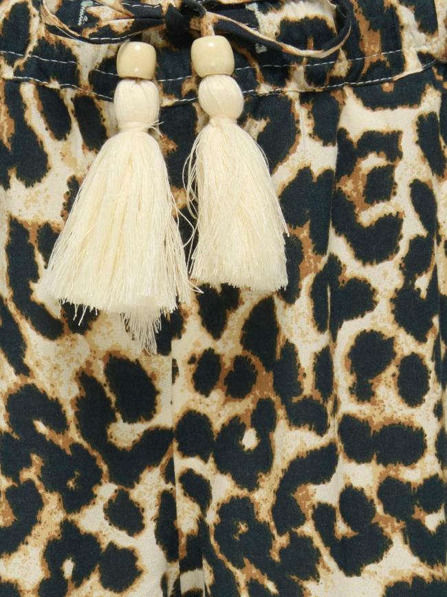 Pantalon léopard glow marron fille - Only