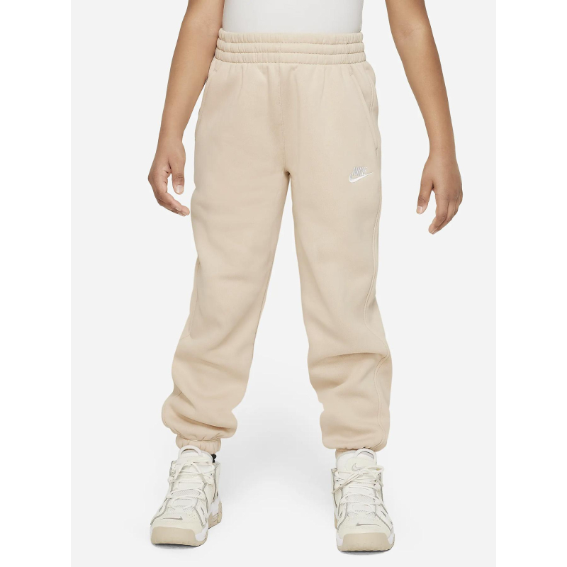 Pantalon jogging sportswear club fleece beige enfant - Nike