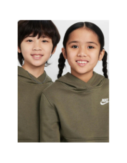 Sweat à capuche nsw club fleece kaki enfant - Nike