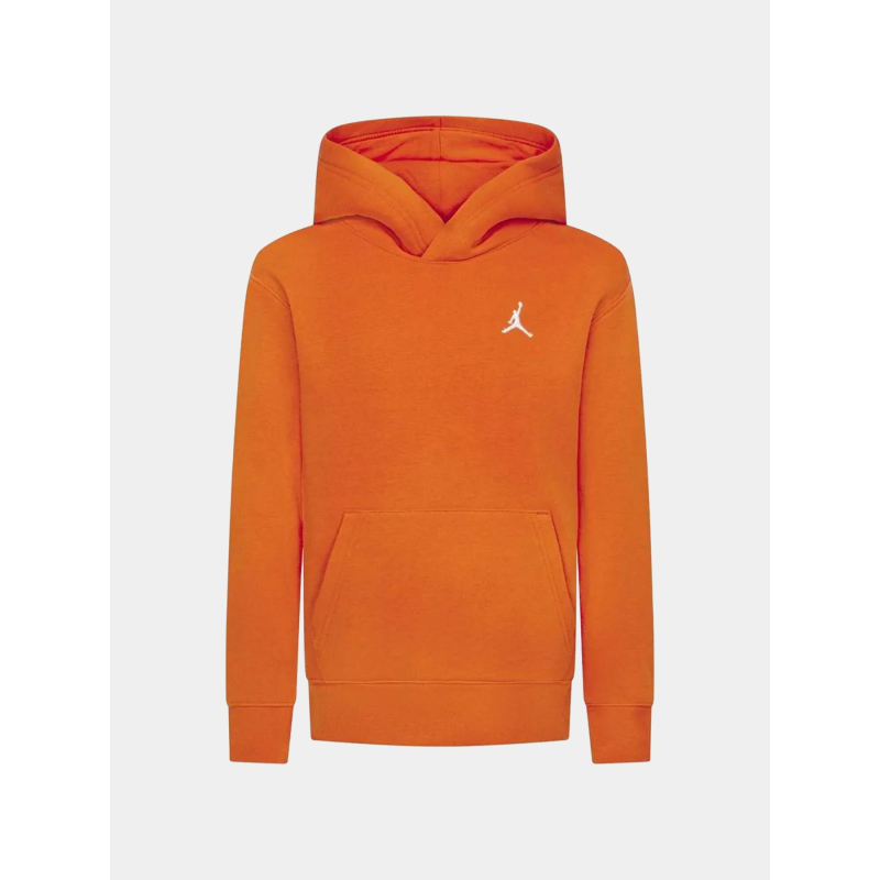 Sweat à capuche brooklyn fleece orange enfant - Jordan