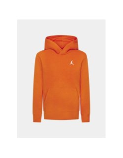 Sweat à capuche brooklyn fleece orange enfant - Jordan
