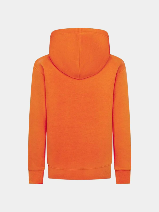 Sweat à capuche brooklyn fleece orange enfant - Jordan